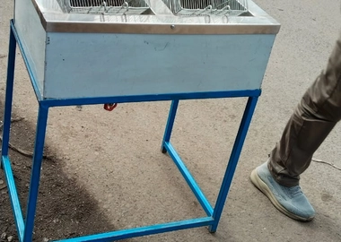 Double chips fryer