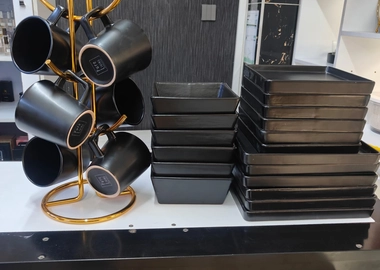 24 pieces European ceramic dinner set