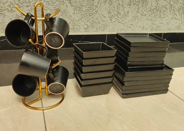 24 pieces European ceramic dinner set