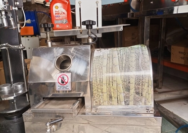 Commercial electric sugarcane juicer