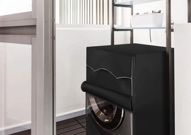 Black Washing machine cover