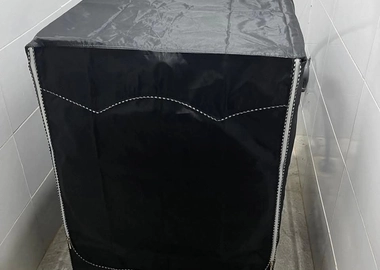 Black Washing machine cover