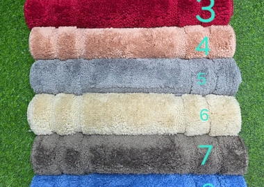 Flocking Bathroom mats