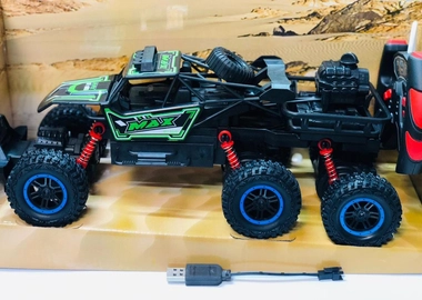 6 wheels monster toy car