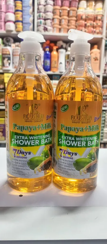 Brightening shower gels