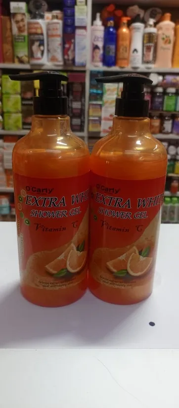 Brightening shower gels