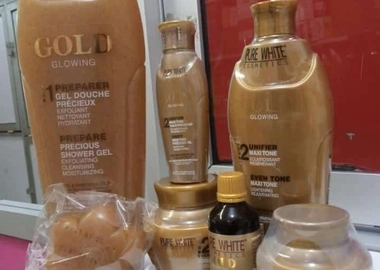 Pure white toning set