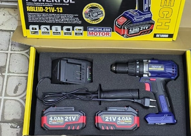 Cordless brushes drill