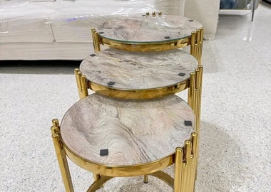 Elegant Nesting Marble Tables – Ksh 25,000