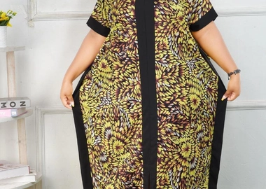 Free size kaftan dress