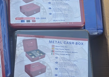 Metalic cash box  300A