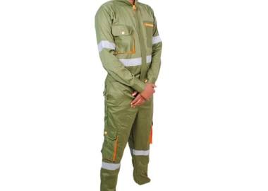 Judge green reflective overall