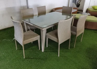 Premium 6‑Seater Outdoor Furniture Set + Table – KSh 80,000