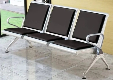 3 seater waiting bench