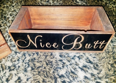 Rustic box holder