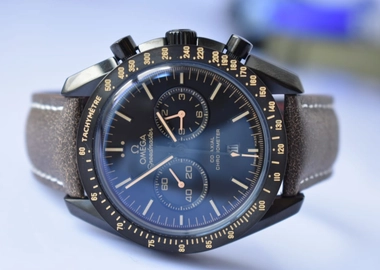 Omega speedmaster leather design piece