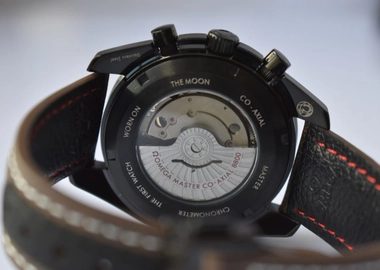 Omega speedmaster leather design piece