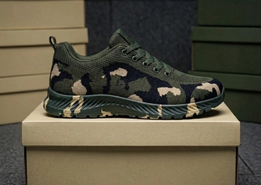 Breathable camouflage sneakers