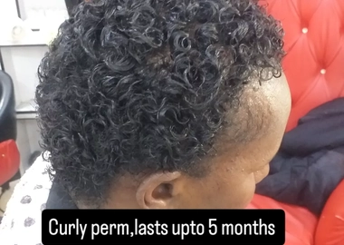 Permanent curly wave