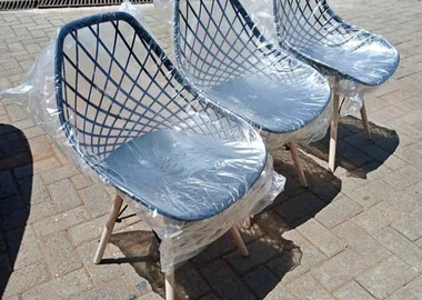 Black eamse chairs