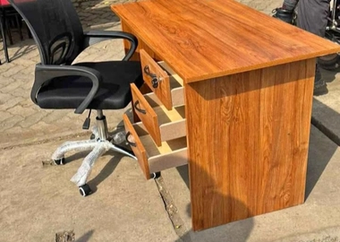 1.2m office desk with an office chair