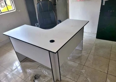 L shaped office desk