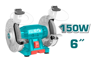 Total bench grinder 150w 6 inch