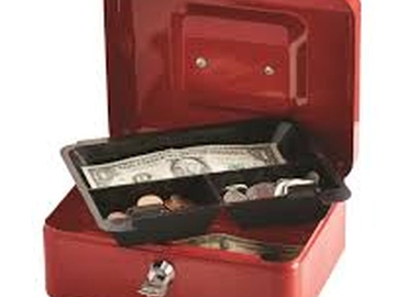Secure and Stylish Medium Size Cash Box – Ideal for Home, Office, and Business Use