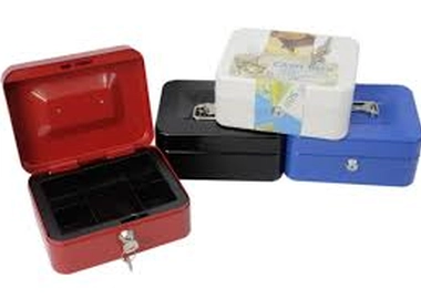 Secure and Stylish Medium Size Cash Box – Ideal for Home, Office, and Business Use