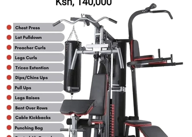 JX-DS930 Multi-Gym 3 Station Equipment with Boxing Punching Bag