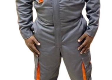 Grey cargo overall