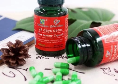 Moringa 28 days detox flat fat burn capsules