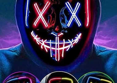 Light up Halloween mask