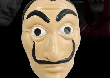 Halloween money heist mask