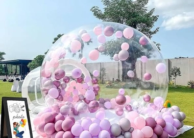 Bubble house bouncing castle
