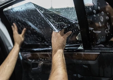 Tinting and headlamp restoration