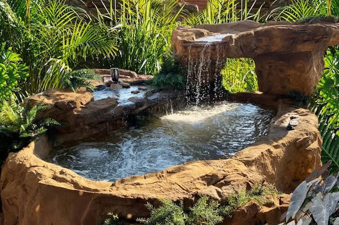 Spas and fountain