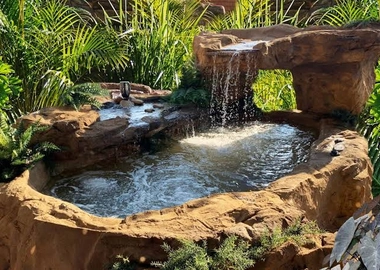 Spas and fountain