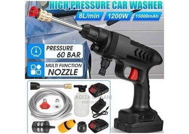 Cordless high pressure car washer