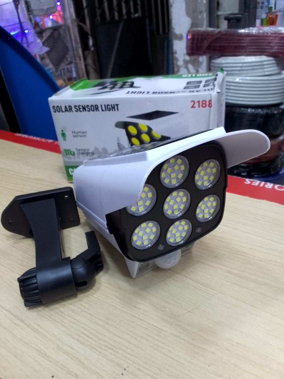 solar motion sensor light
