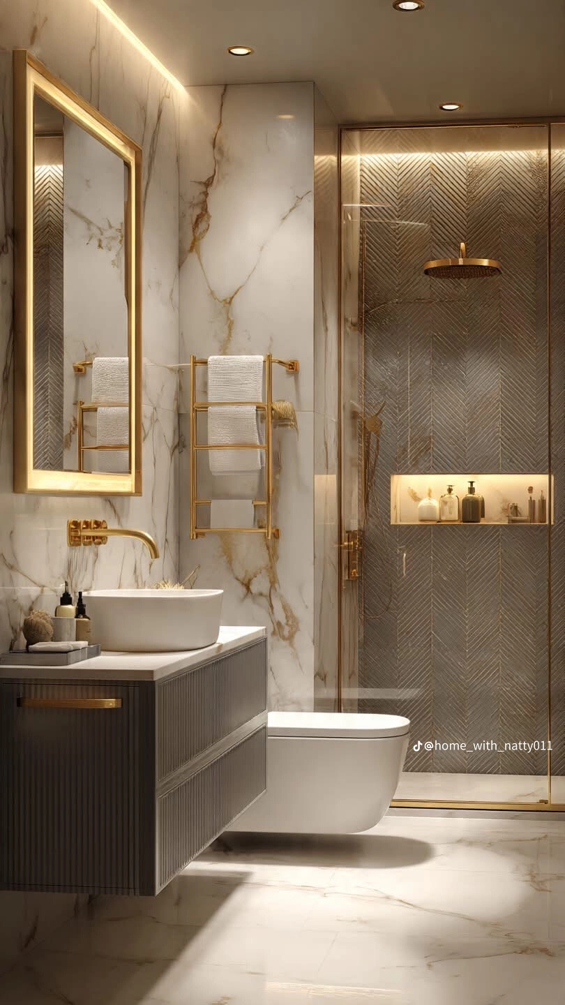 Modern classic bathrooms interior design