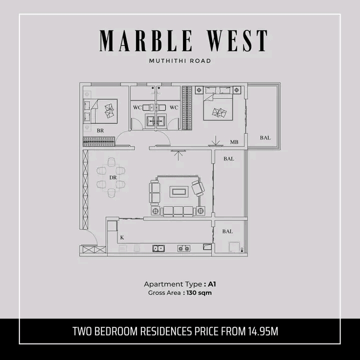 Exclusive and Spacious apartments in Westlands