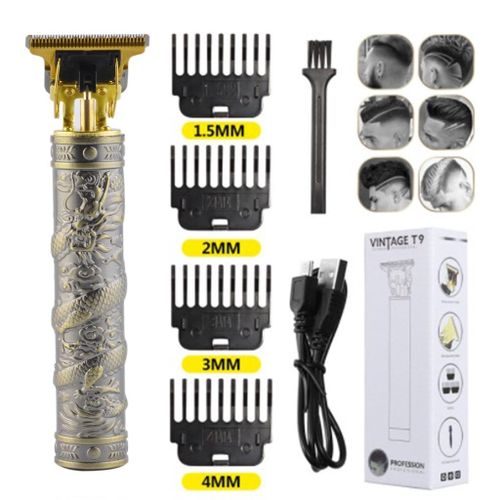 Strong power vintage T9 hair clipper trimmer