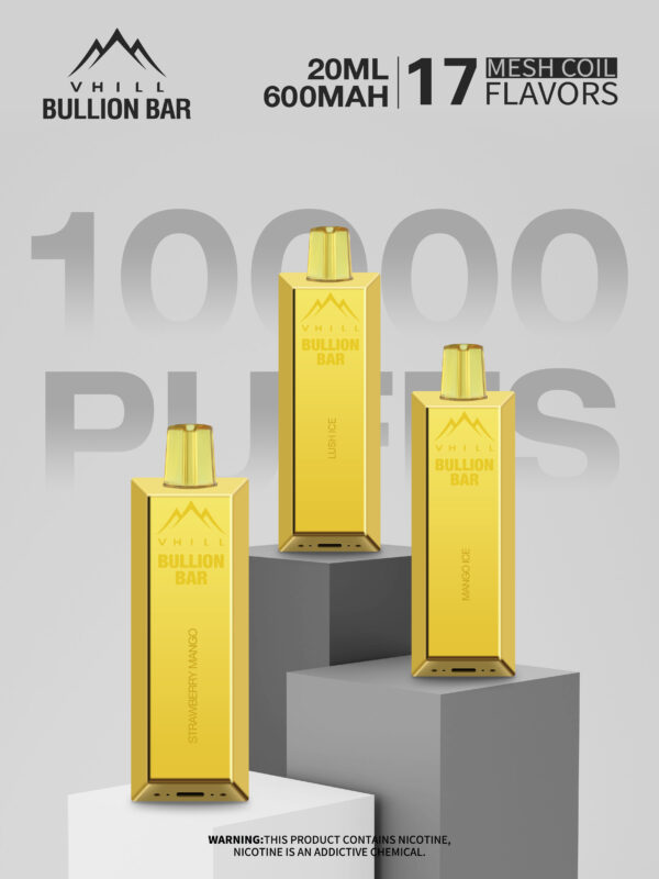 VHILL BULLION Bar 10000 Puffs