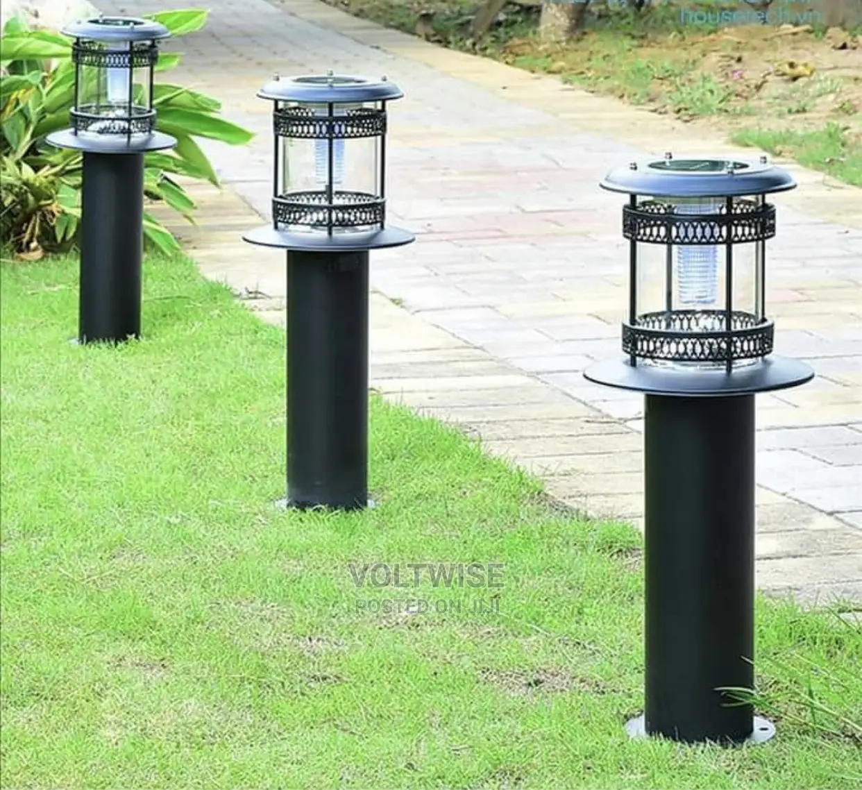 elegant solar garden lights