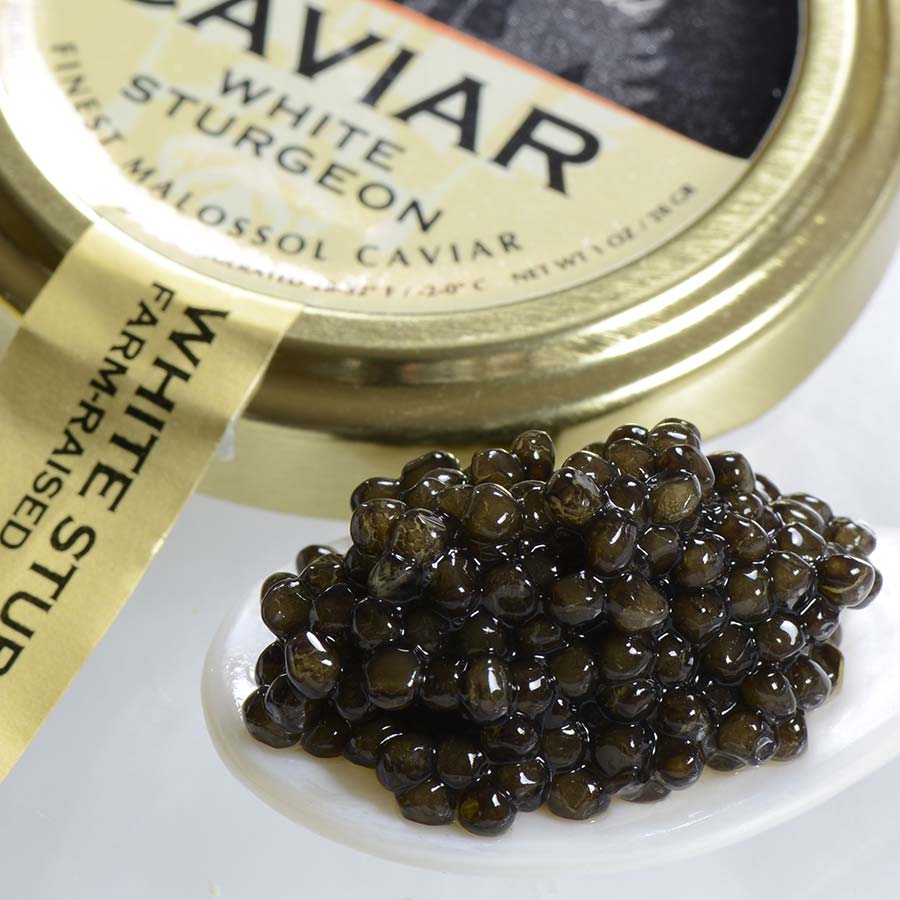 White sturgeon caviar