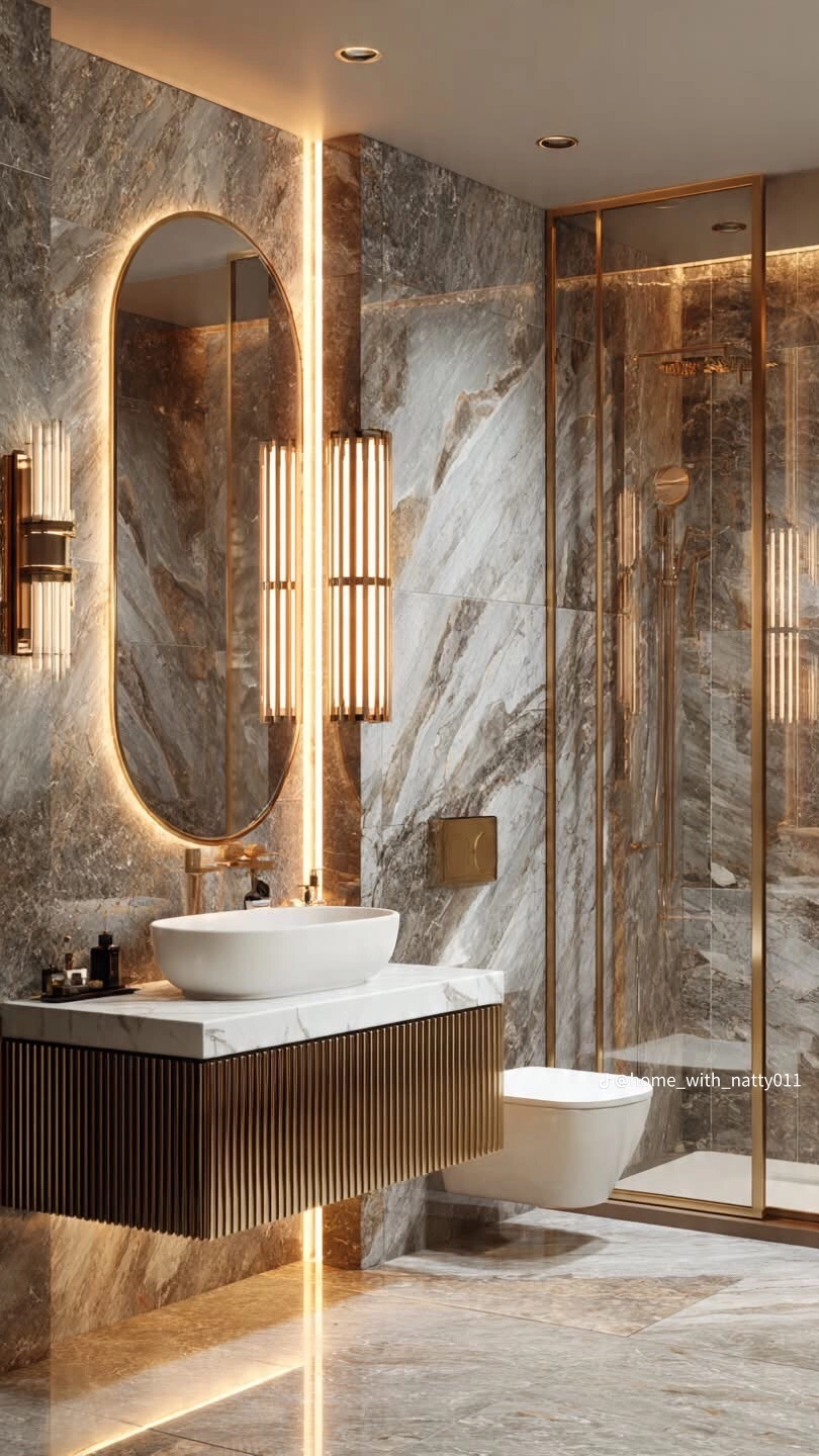 Modern classic bathrooms interior design