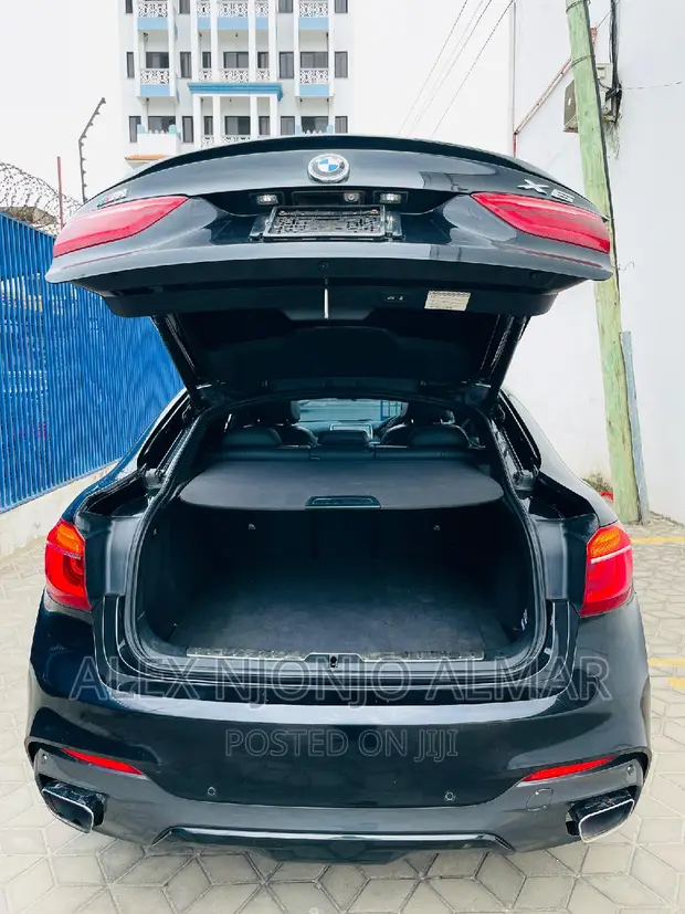 Black BMW X6 2017