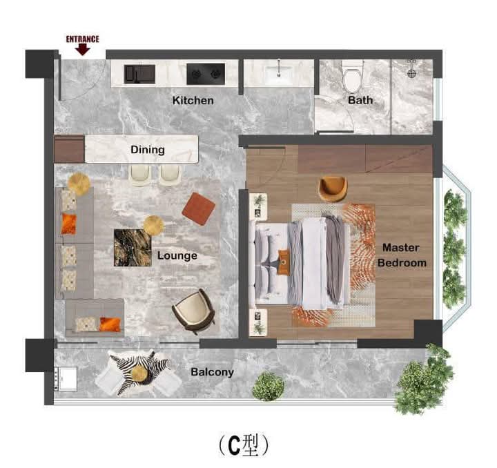 2 bedroom executive apartments