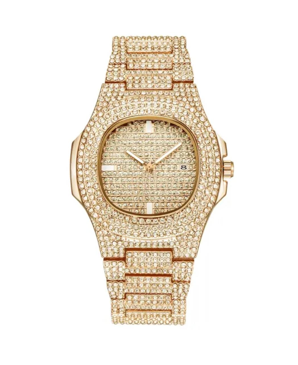 Unisex iced watch